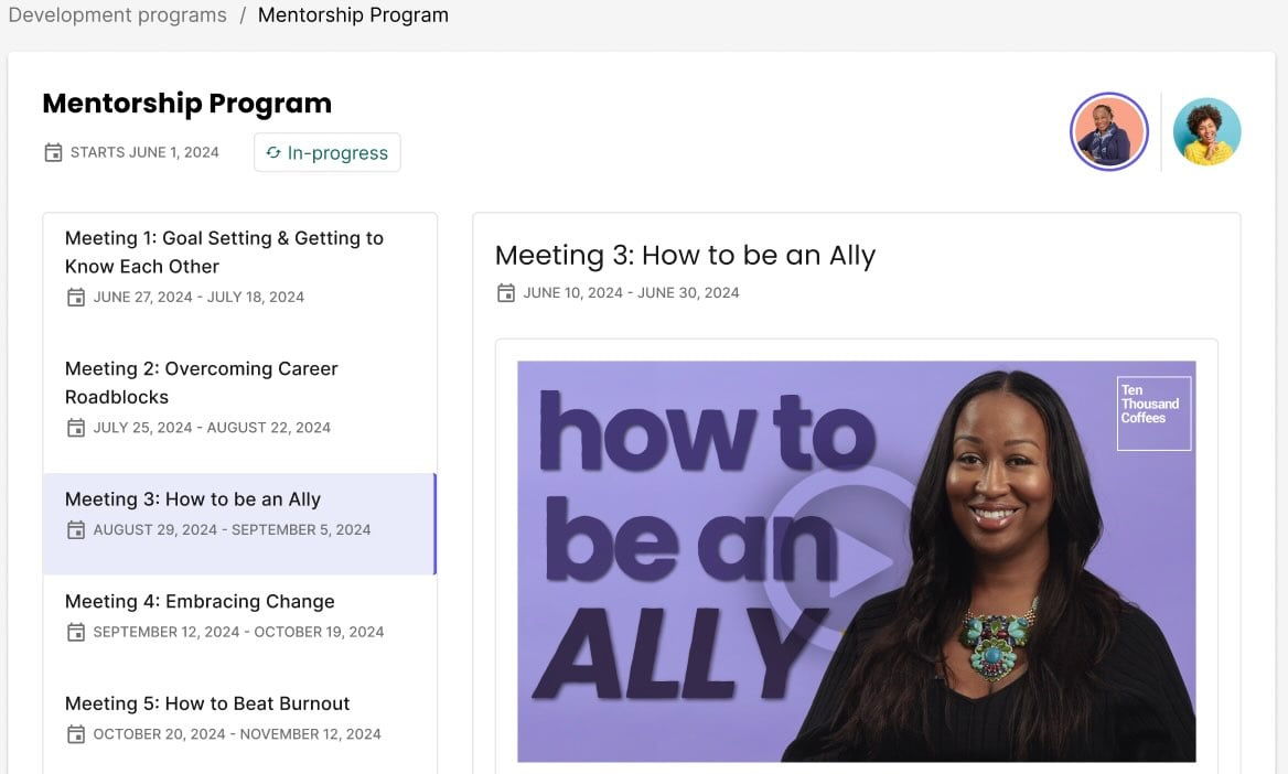 How to be an ally product screenshot export